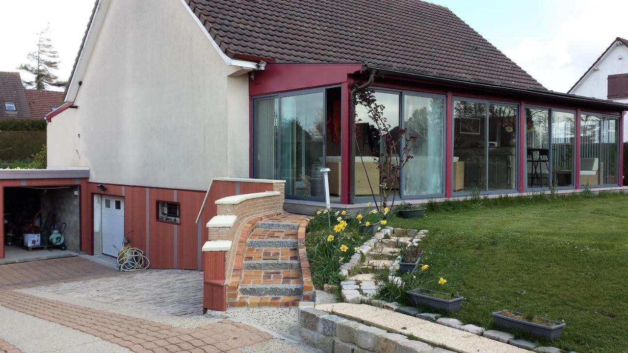 3 Chambres Privees Dans Un Jardin D'Hiver, Garage Voiture, Velos, Motos Tourville-sur-Arques Dış mekan fotoğraf